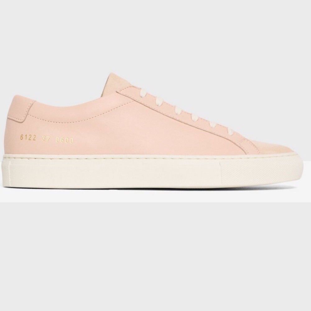 Pink Common Project Sneakers